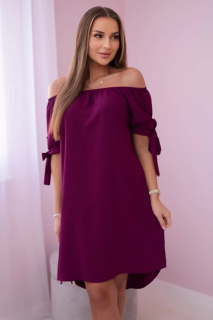Šaty Erin švestka Velikost: One size, Barva: Fialová