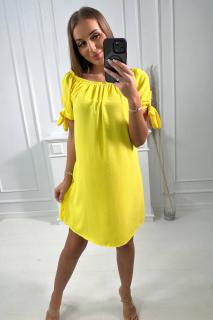 Šaty Erin žluté Velikost: One size, Barva: Žlutá