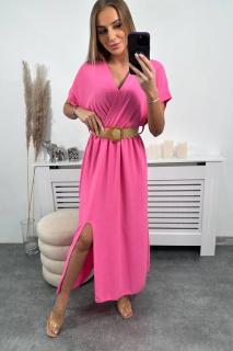 Šaty Marta růžové Velikost: One size, Barva: Růžová