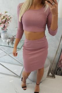 Souprava top+sukně růžová Velikost: One size, Barva: Růžová