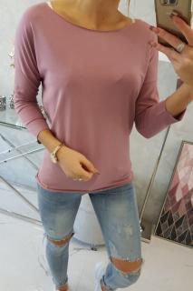 Tričko Casual tmavě růžové Velikost: One size, Barva: Růžová