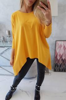Tričko oversize žluté Velikost: One size, Barva: Žlutá