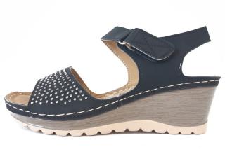 BBS dámské sandály B809070 černé Velikost: 37