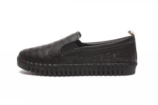 Bottero dámské kožené espadrilky 330801 PRETO Velikost: 36