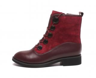 Ladies dámská kotníková obuv XR301-M348-B566CL-1 WINE RED Velikost: 36