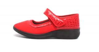 Mediline dámská lycrová obuv 4303 červená Velikost: 38