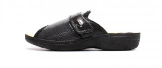 Mediline dámské pantofle 1416 černé (croco) Velikost: 39
