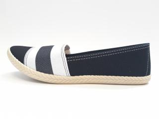 Moleca dámské espadrilky 5287.150 černobílé Velikost: 39