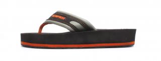 Olympikus dámské žabky Sandalia Black Orange Velikost: 37-38