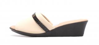 Piccadilly dámské pantofle 153025-6 Croco/Preto Velikost: 41