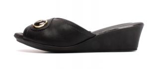 Piccadilly dámské pantofle 153055-4 černé Velikost: 36
