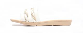 Piccadilly dámské pantofle 401245-1 bílé Velikost: 36