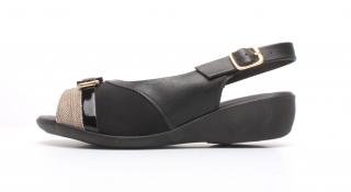 Piccadilly dámské sandály 416085-2 černé Velikost: 36