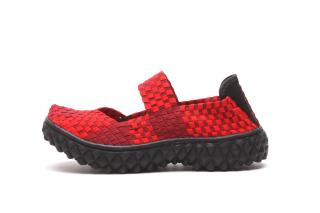 Rock Spring gumičková obuv  OVER BORDO/RED Velikost: 36