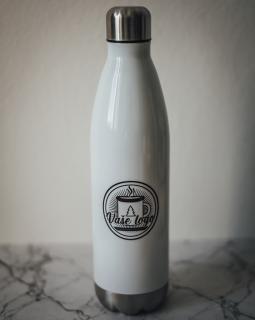 Termoska 750ml s vlastním potiskem Barva: Bílá