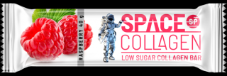 iPlody Space Collagen tyčinka malinová, kolagenová 40 g