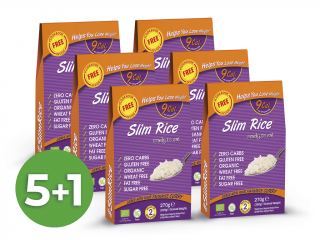 Výhodný balíček konjakové rýže Slim Pasta v nálevu | 5+1 zdarma | 1620 g