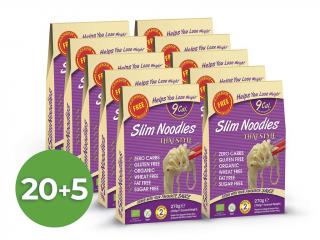 Výhodný balíček konjakových thajských nudlí Slim Pasta v nálevu | 20+5 zdarma | 6750 g
