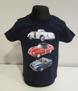 1039/56 Mayoral chlapecké tričko tmavě modré s krátkým rukávem a s obrázkem 3 různých automobilů Barva: Tmavě modrá, Velikost: 80/ 12 měsíců,…