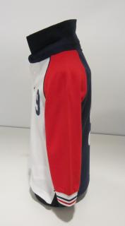 1150/55 Mayoral chlapecké polo (tričko s límečkem) s dlouhým rukávem v kombinaci barev tmavě modrá, bílá a červená Barva: Červená, Velikost: 86/ 18…