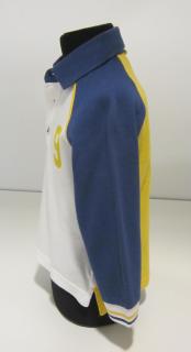 1150/56 Mayoral chlapecké polo (tričko s límečkem) s dlouhým rukávem v kombinaci barev žlutá, modrá, bílá Barva: Žlutá, Velikost: 80/ 12 měsíců,…
