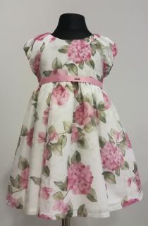 1907/88  Mayoral dívčí elegantní vícebarevné šifonové šaty s podšívkou květinový vzor Barva: Vícebarevná, Velikost: 92 / 24 měsíců, Materiál: 50%…