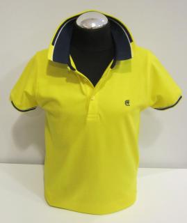 6119/44 Mayoral elegantní chlapecké tričko s límečkem (polo) krátký rukáv žluté kód 6119/44 Barva: Žlutá, Velikost: 152