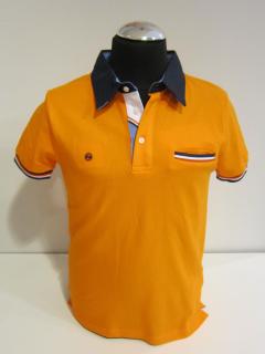 6139/95  Mayoral (NUKUTAVAKE) chlapecké oranžové polo (tričko s límečkem) s krátkým rukávem a kapsičkou Barva: Oranžová, Velikost: 140, Materiál: 98%…