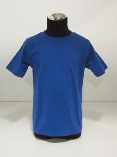 80413/modré  BLUE SEVEN chlapecké royal modré bavlněné jednobarevné tričko bez potisku s krátkým rukávem Barva: Modrá, Velikost: 116, Materiál: 100%…