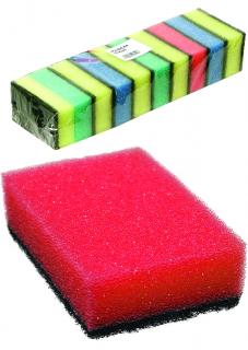 Houbička barevné - standardní balení 10 ks; 8x5x3 cm; polyuretan