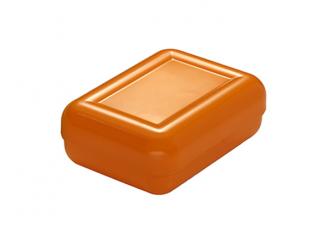 Krabička na mýdlo hladká; 11,5x8,2x4 cm; plast; mix barev
