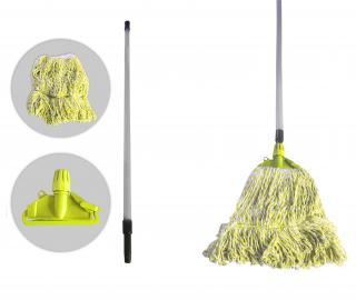 Mop PROFI KENTUCKY SET ŽLUTÁ, tyč 140 cm sklolaminát