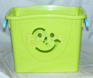 úložný box FANCY 2 zelený;34x43,5x32cm; 45l; plast