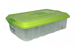 Úložný box na kolečkách SPORTER FRAGNANCE 22,5 l; mix barev; plast