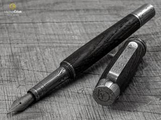 Damascenské pero Superior 15 Subfosil Oak - Fenja Limited Edition