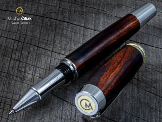 Dřevěné kuličkové pero Superior Desert Ironwood - Burly chrome č.2842