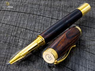 Dřevěné kuličkové pero Superior Desert Ironwood - Elegant gold č.2887