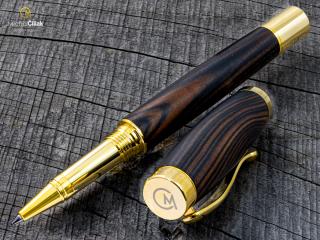 Dřevěné kuličkové pero Superior Desert Ironwood - Elegant gold č.2915