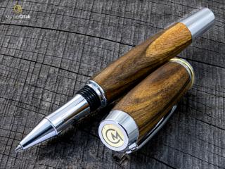 Dřevěné kuličkové pero Superior Royal Walnut - Burly chrome č.2929