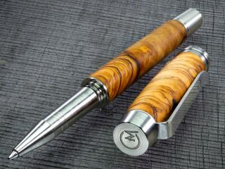Kuličkové pero superior Stainless steel olive - Kaulona Edition - 03 č.6103