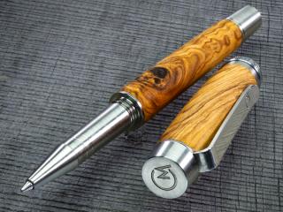 Kuličkové pero superior Stainless steel olive - Kaulona Edition - 06 č.6106