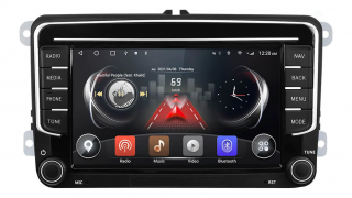 Isudar MNS572ADSP autorádio pro VW / Škoda / Seat Android 12