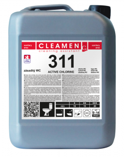 CLEAMEN 311 WC gel na keramiku zásaditý 5l