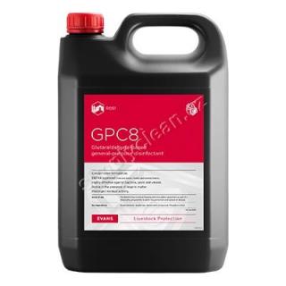 GPC8 Virucidní glutaraldehydová dezinfekce s přídavkem KAS pro fogaci/postřik- 5l