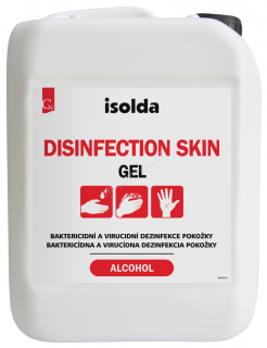 ISOLDA Disinfection SKIN, gelová dezinfekce rukou 5l kanystr