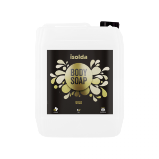 ISOLDA Gold body soap, luxusní tekuté mýdlo, 5l