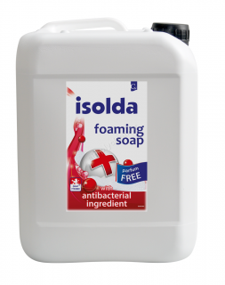 ISOLDA mýdlo pěnové antibakteriální bez parfémů, 5l