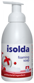 ISOLDA mýdlo pěnové antibakteriální s pumpičkou,  500ml