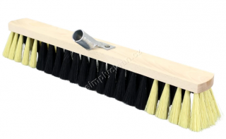 Koště sálové dřevěné s kováním, 50cm bez násady