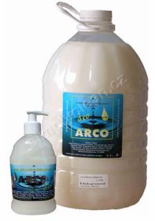 MPD ARCO DEO mýdlo tekuté antibakteriální bílé, 480ml s pumpičkou ARCODEO0,5PET
